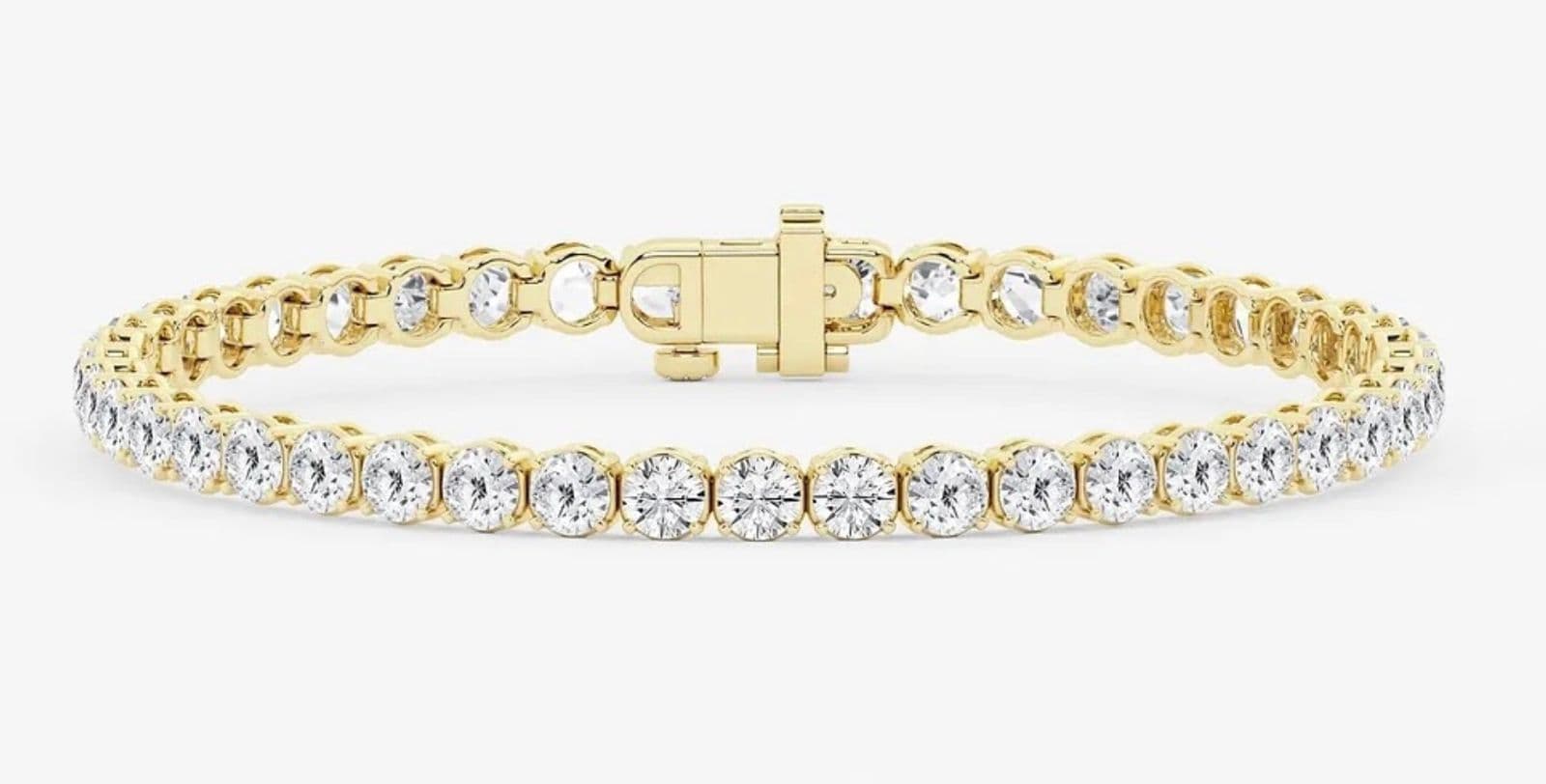 Classic Tennis Bracelet in Yellow Gold